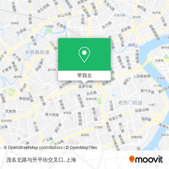 茂名北路与升平街交叉口地图