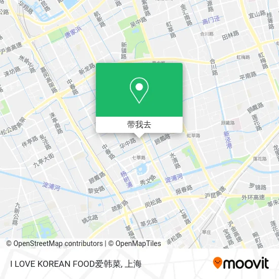 I LOVE KOREAN FOOD爱韩菜地图