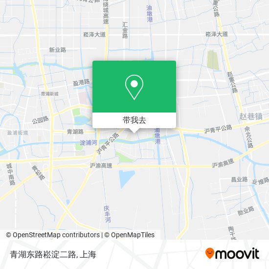 青湖东路崧淀二路地图