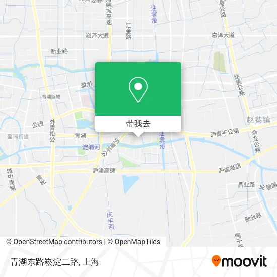 青湖东路崧淀二路地图