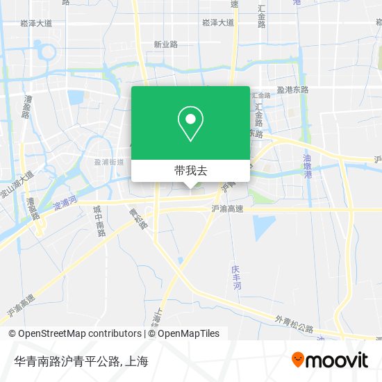 华青南路沪青平公路地图