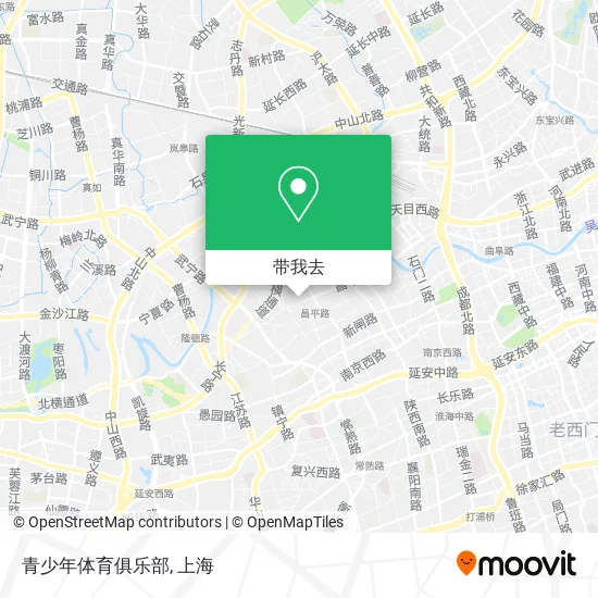 青少年体育俱乐部地图