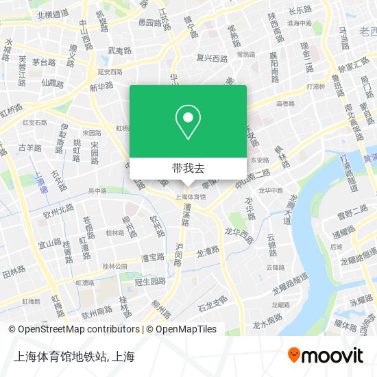 上海体育馆地铁站地图