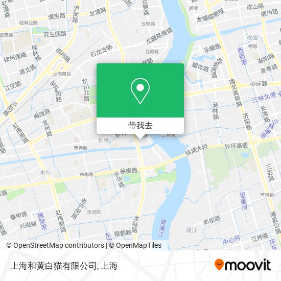 上海和黄白猫有限公司地图