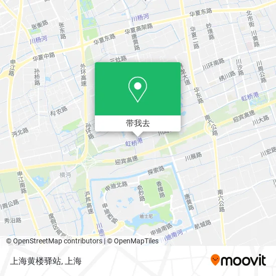 上海黄楼驿站地图