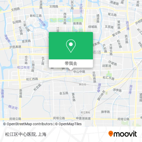 松江区中心医院地图