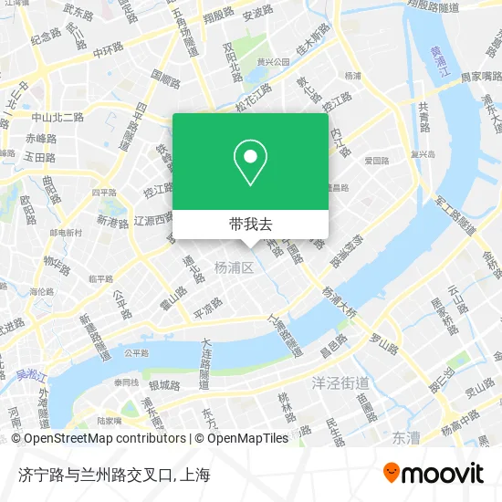 济宁路与兰州路交叉口地图