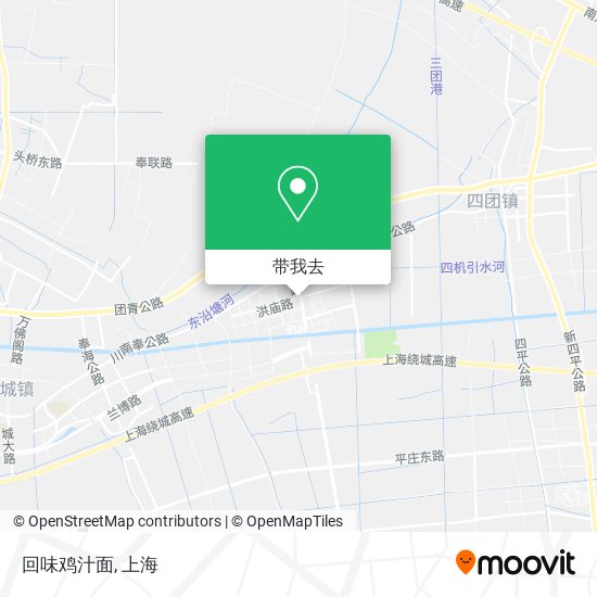 回味鸡汁面地图