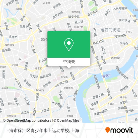 上海市徐汇区青少年水上运动学校地图