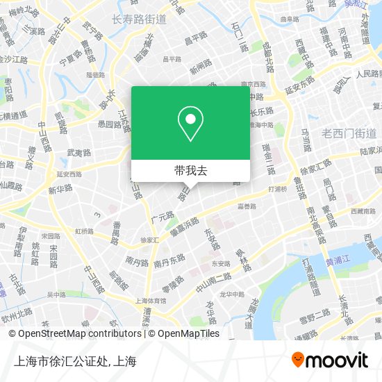 上海市徐汇公证处地图