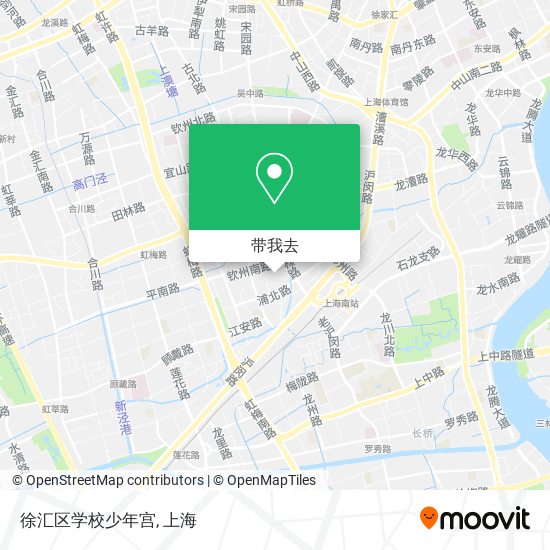 徐汇区学校少年宫地图