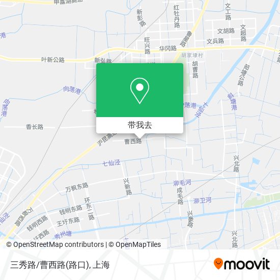 三秀路/曹西路(路口)地图