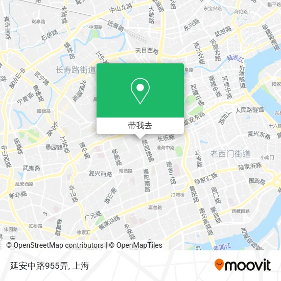 延安中路955弄地图