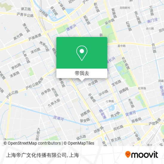 上海帝广文化传播有限公司地图