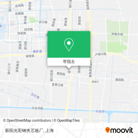 新阳光彩钢夹芯板厂地图