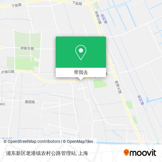 浦东新区老港镇农村公路管理站地图