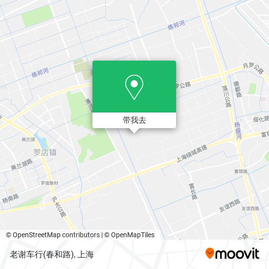 老谢车行(春和路)地图