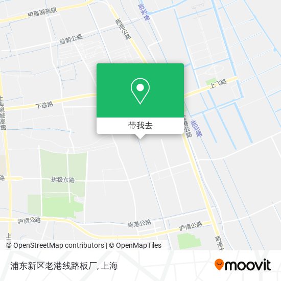 浦东新区老港线路板厂地图