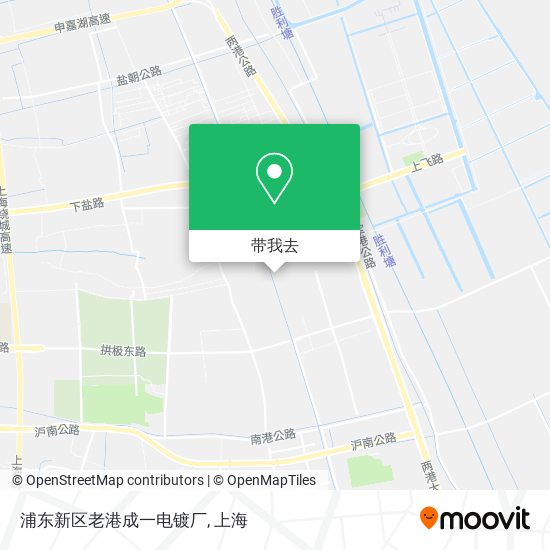 浦东新区老港成一电镀厂地图