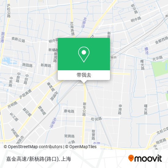 嘉金高速/新杨路(路口)地图
