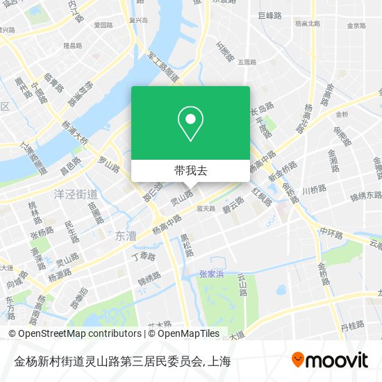 金杨新村街道灵山路第三居民委员会地图