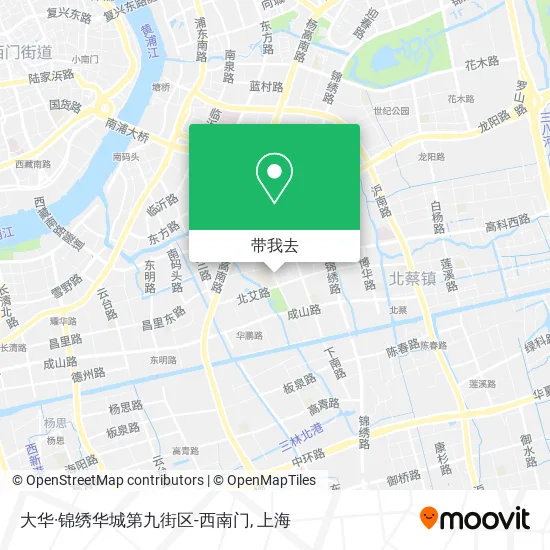 大华·锦绣华城第九街区-西南门地图