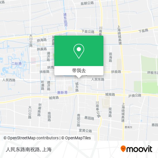 人民东路南祝路地图