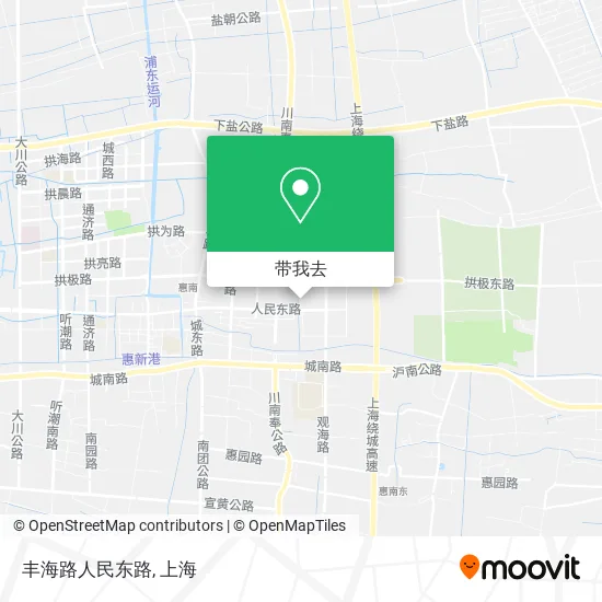 丰海路人民东路地图