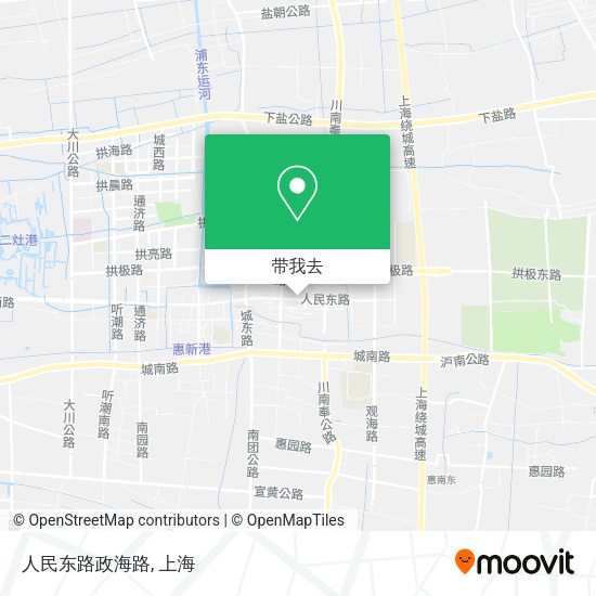 人民东路政海路地图