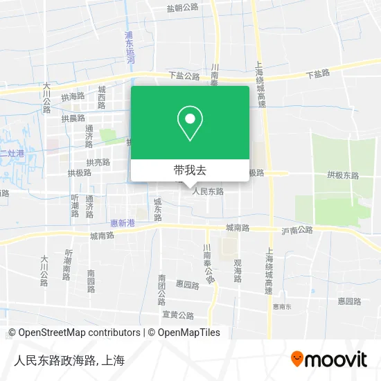 人民东路政海路地图
