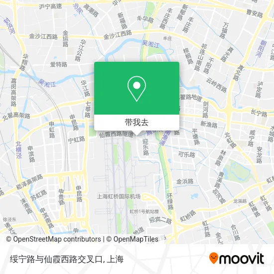 绥宁路与仙霞西路交叉口地图
