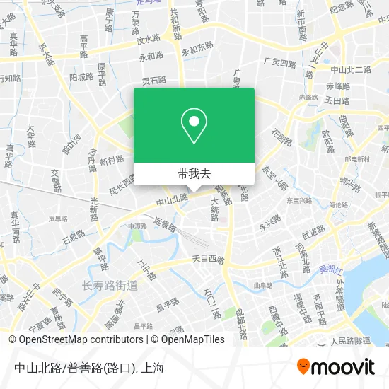 中山北路/普善路(路口)地图