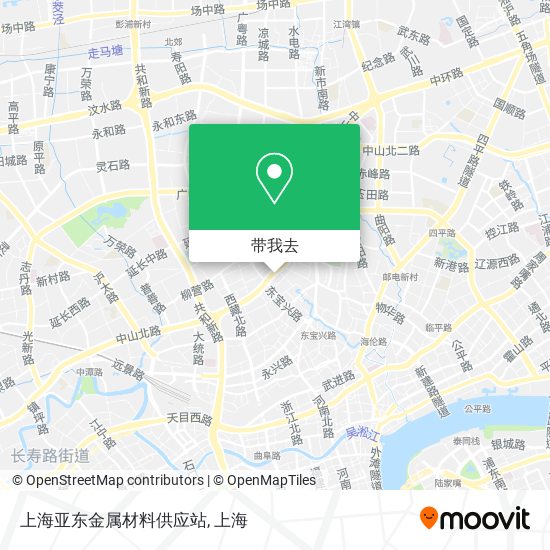 上海亚东金属材料供应站地图