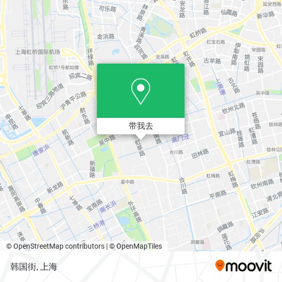 韩国街地图