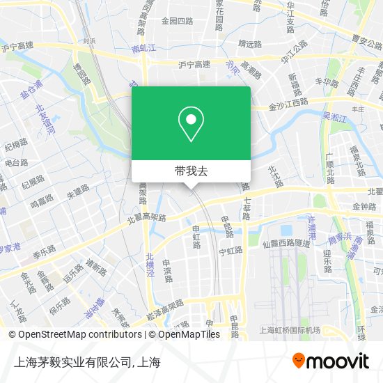 上海茅毅实业有限公司地图