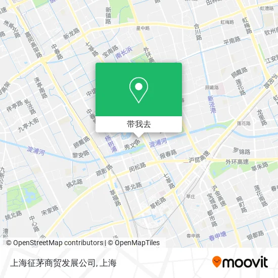 上海征茅商贸发展公司地图