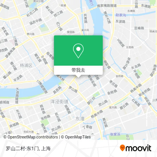 罗山二村-东1门地图