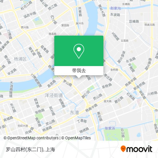 罗山四村(东二门)地图