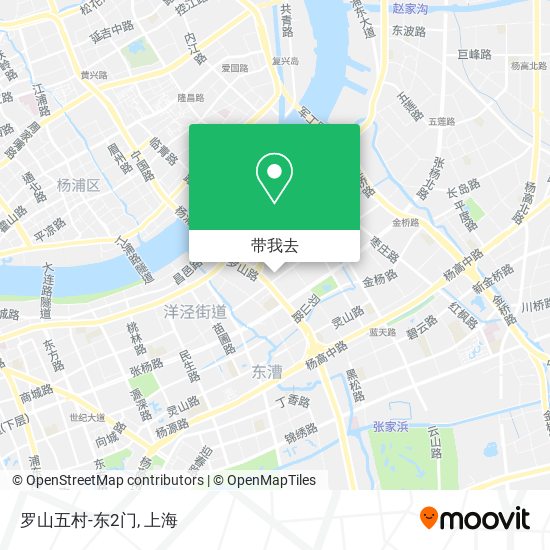 罗山五村-东2门地图