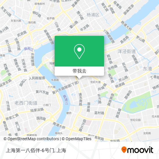 上海第一八佰伴-6号门地图