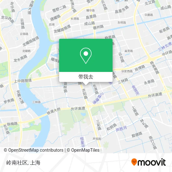 岭南社区地图