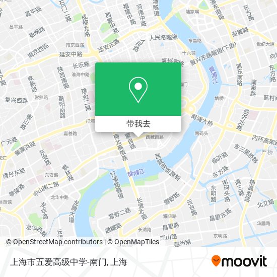 上海市五爱高级中学-南门地图