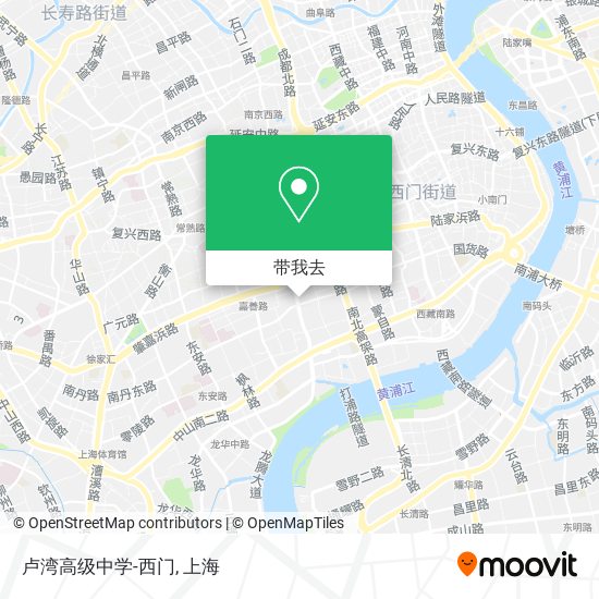 卢湾高级中学-西门地图