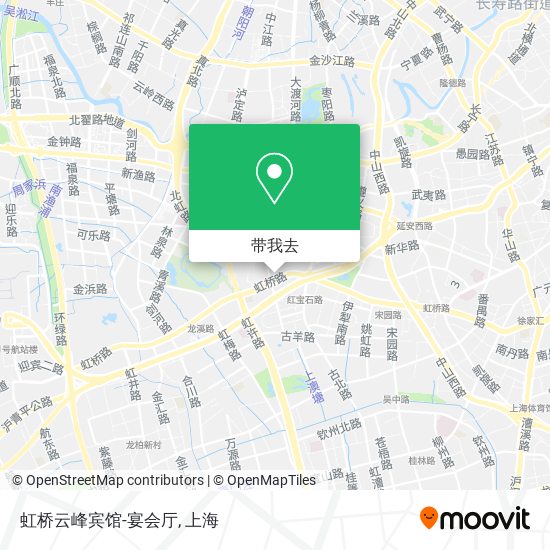 虹桥云峰宾馆-宴会厅地图