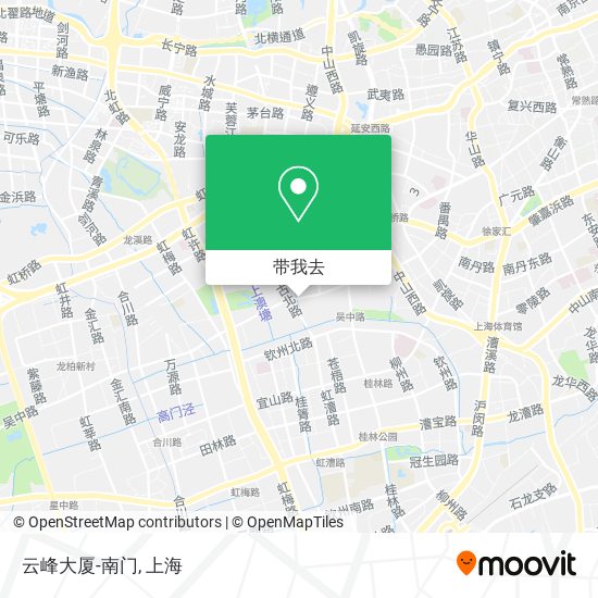 云峰大厦-南门地图