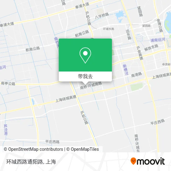 环城西路通阳路地图