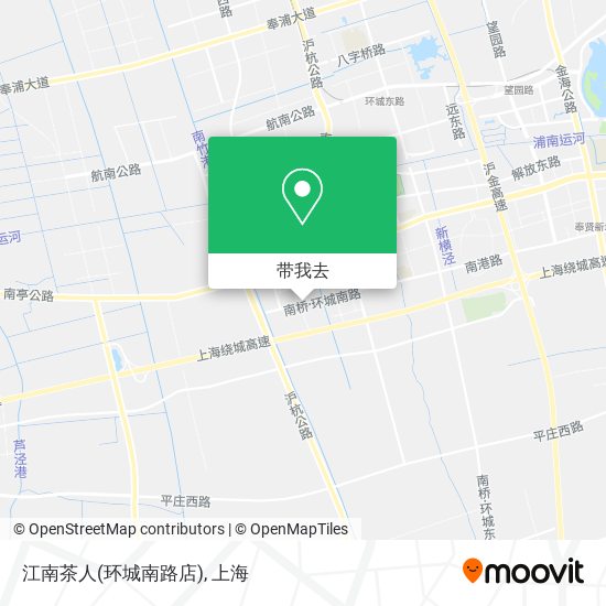 江南茶人(环城南路店)地图