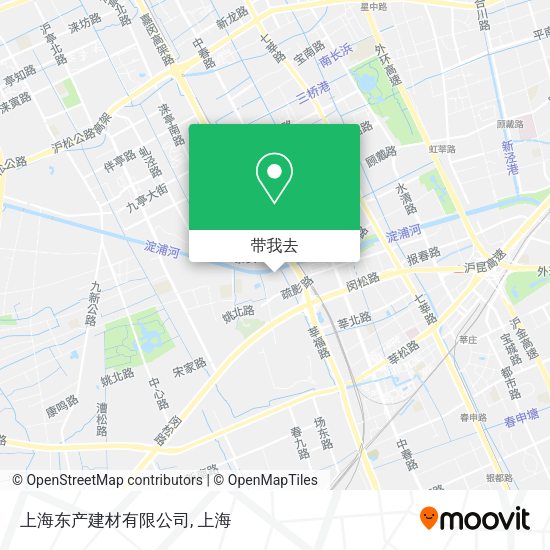 上海东产建材有限公司地图