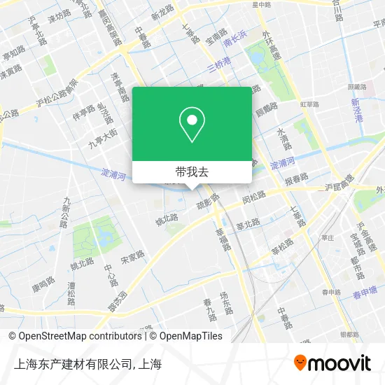 上海东产建材有限公司地图