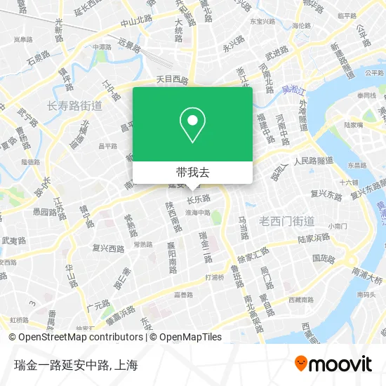 瑞金一路延安中路地图
